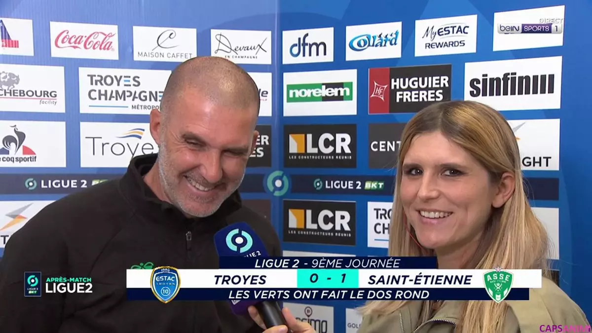 Incroyable retournement de situation lors du match de football entre Troyes et Saint-Étienne !