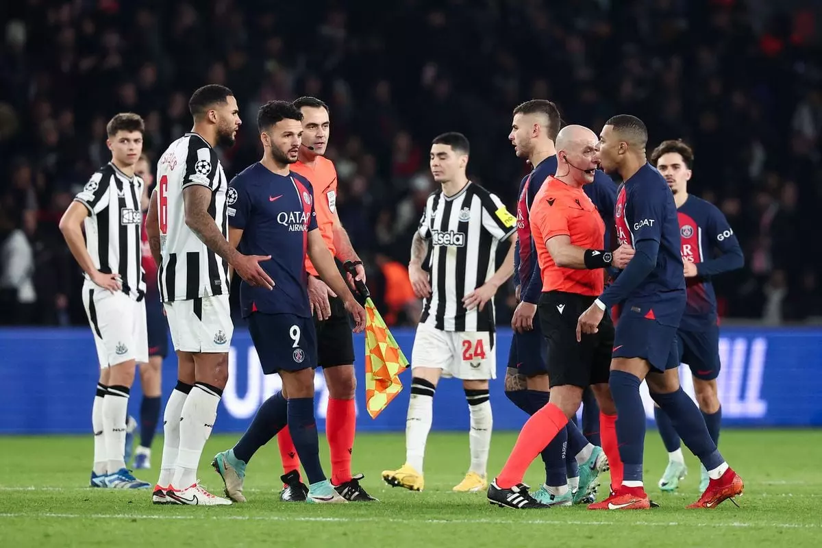 Scandale lors du match PSG contre Newcastle en Ligue des Champions